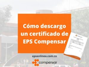 Descargar certificado EPS Compensar